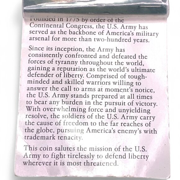 United States Army Pentagon Commemorative Coin By Northwest Territorial Mint - Picture 4 of 9